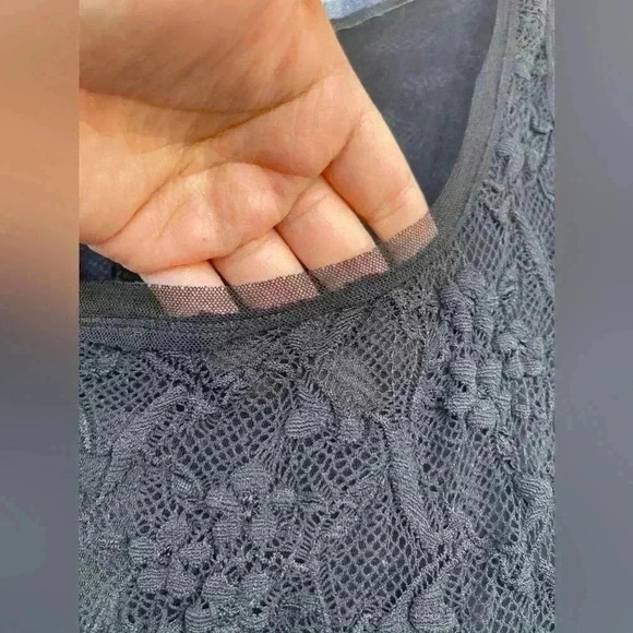 Fuzzi jean paul gaultier  Lace Tulle Mesh Fit Flare Stretch dress size small NWT - Picture 13 of 16